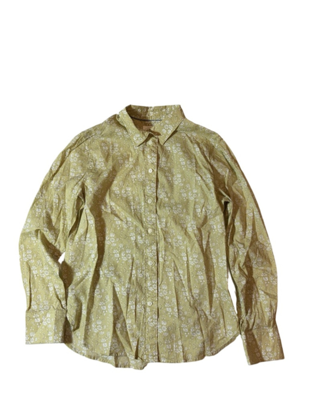 J.Crew Liberty Floral Button Up Shirt Cottagecore Cotton Blouse 8 Slim
